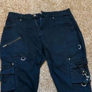 Killstar Twisted Cargo Shorts